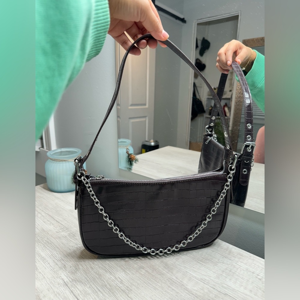 Dark Brown Shoulder Bag Purse